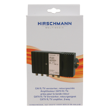 RH-GHV20M-BL Hirschmann 4-voudige cai-versterker Verpakking foto